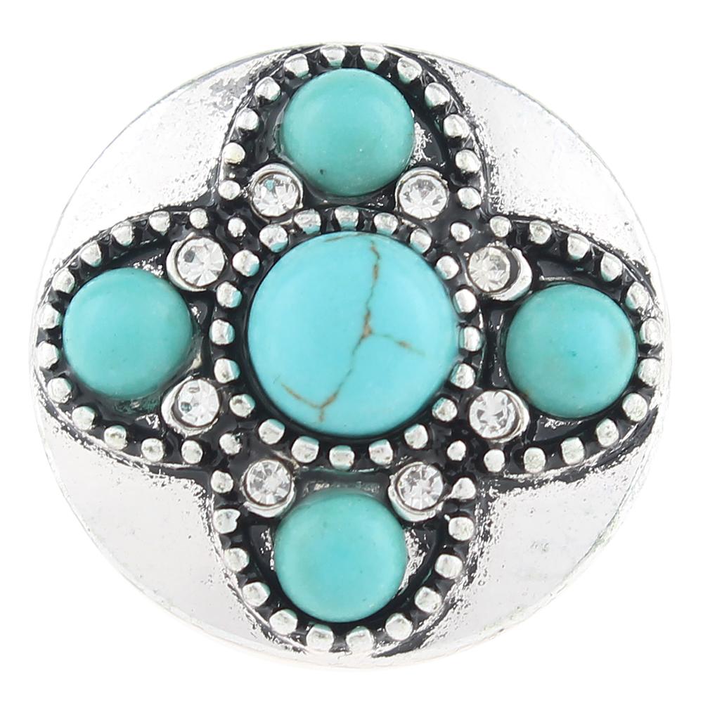 Turquoise snaps 20mm Snap Button