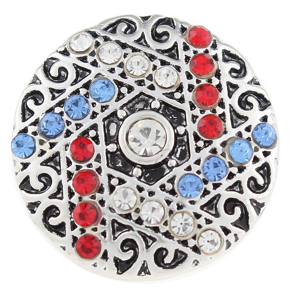 Design rhinestone 20mm Snap Button