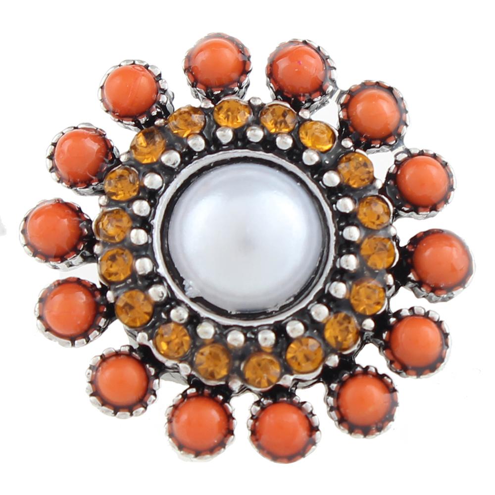 Orange peal snaps 20mm Snap Button