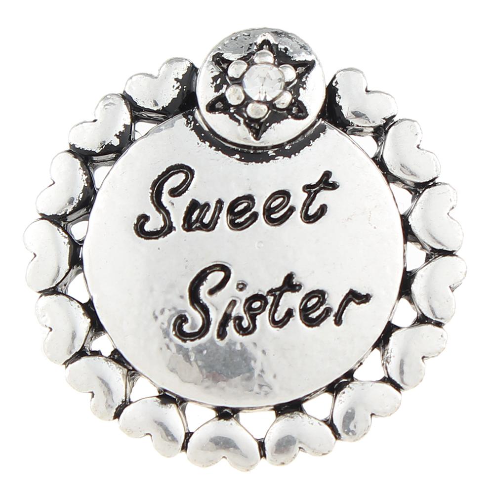 Sweet sister 20mm Snap Button