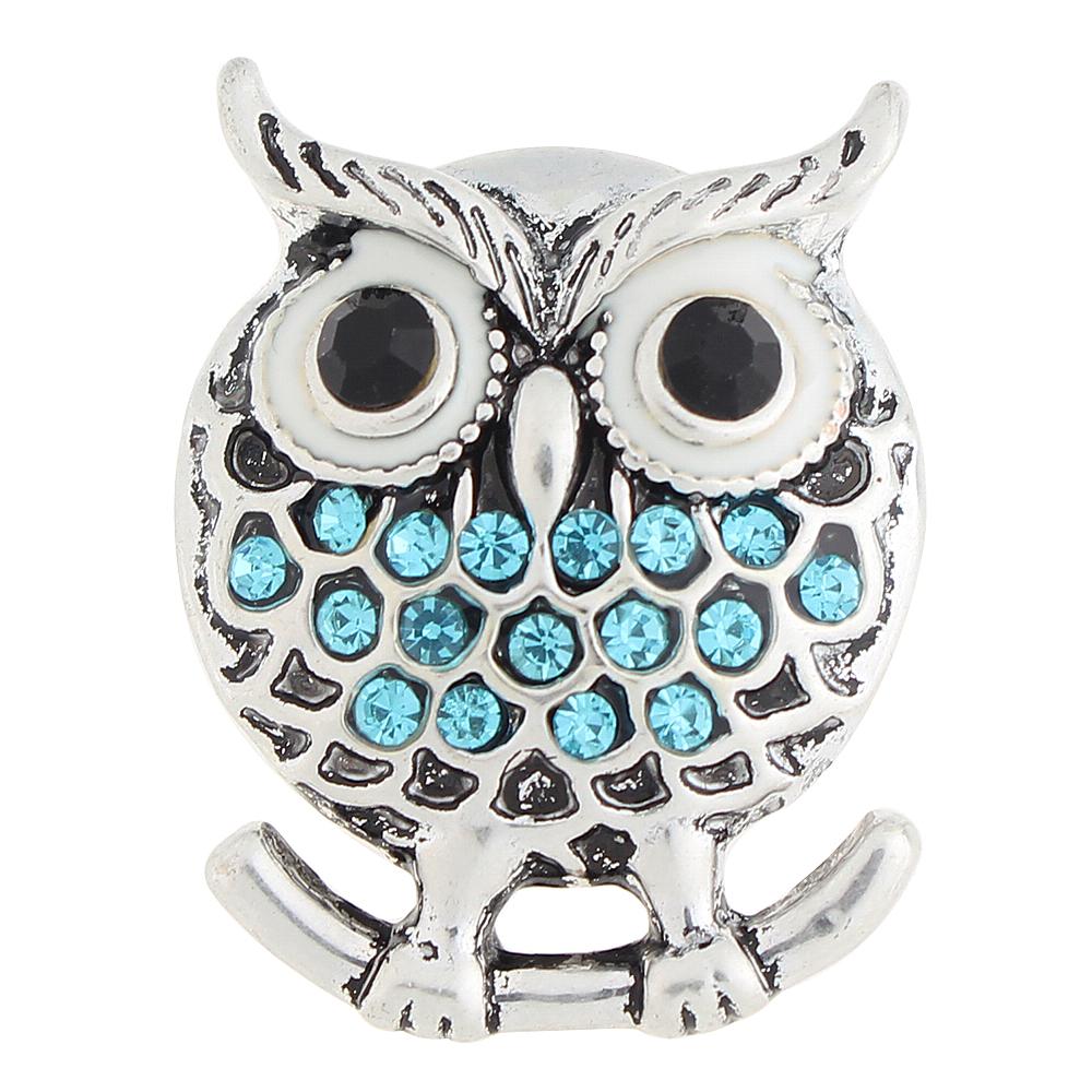 Blue owl 20mm Snaps Button