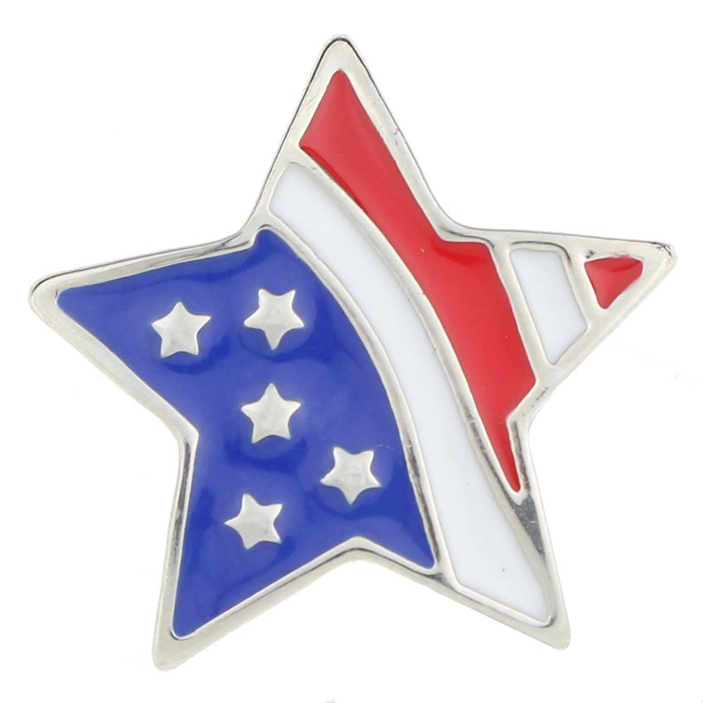 American flag 20mm Snaps Button