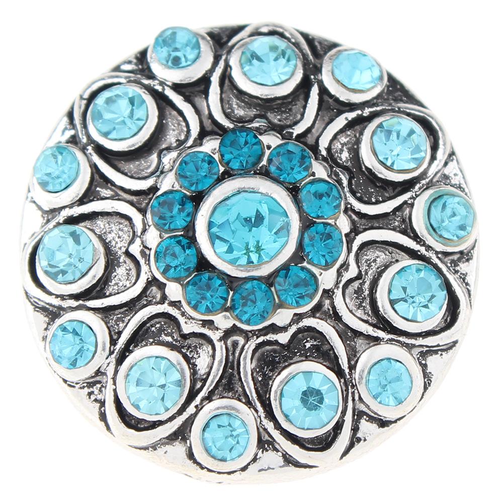 Blue 20mm snap buttons