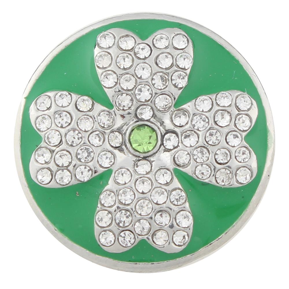 20mm Four-leaf clover snaps button