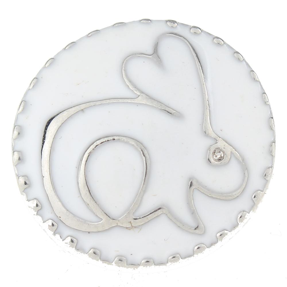 20mm Easter rabbit Snap Button