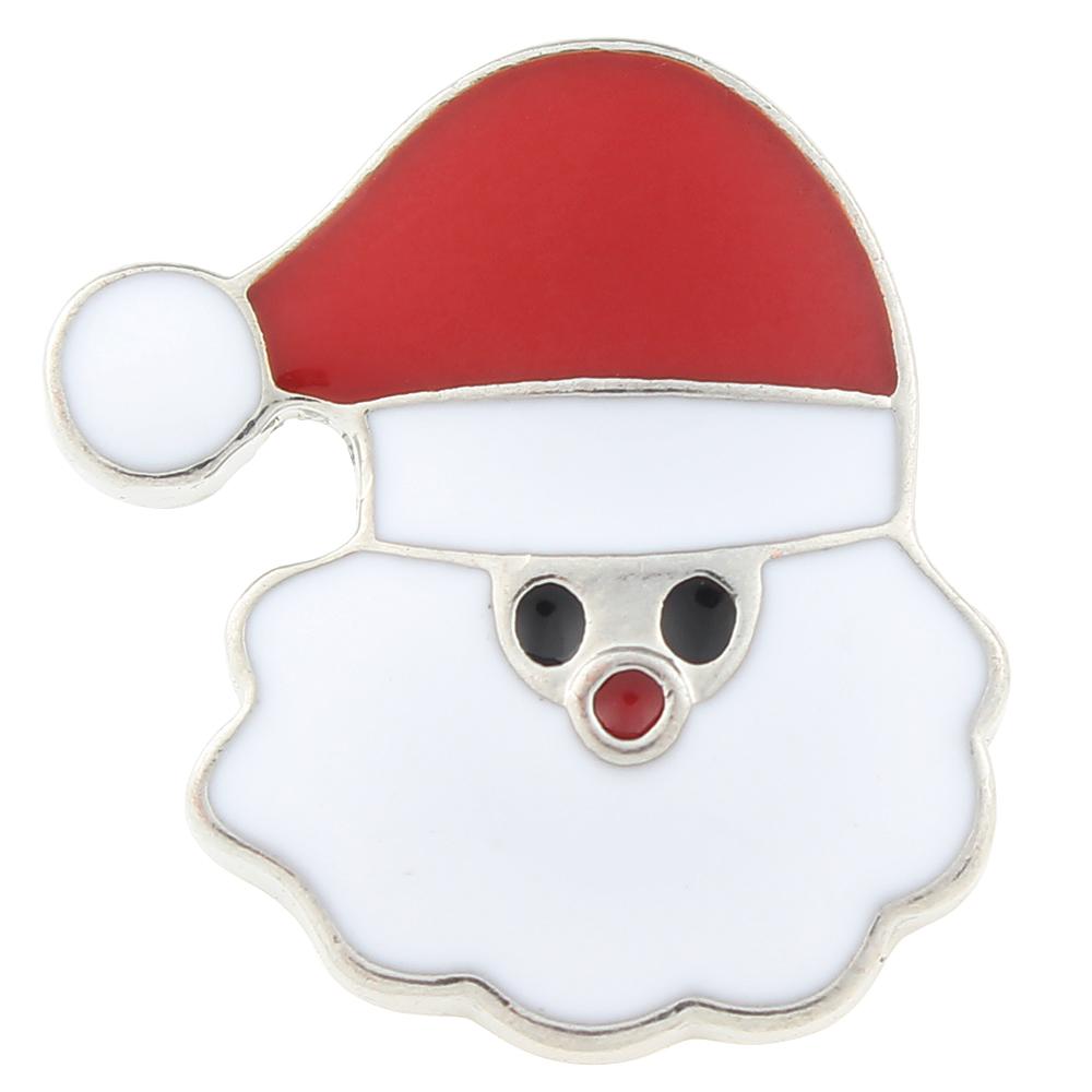 Christmas Xmas Santa Claus Snap Button