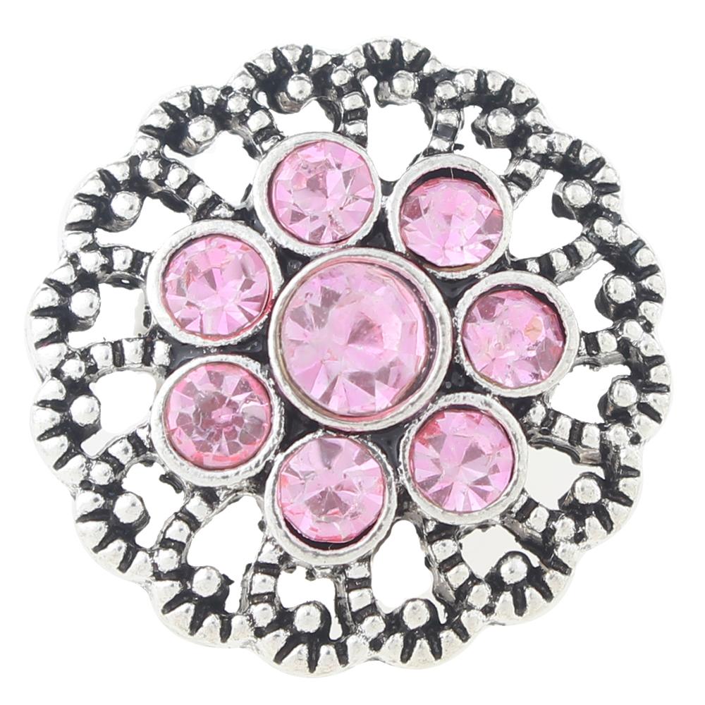 Snap Button with rhinestone