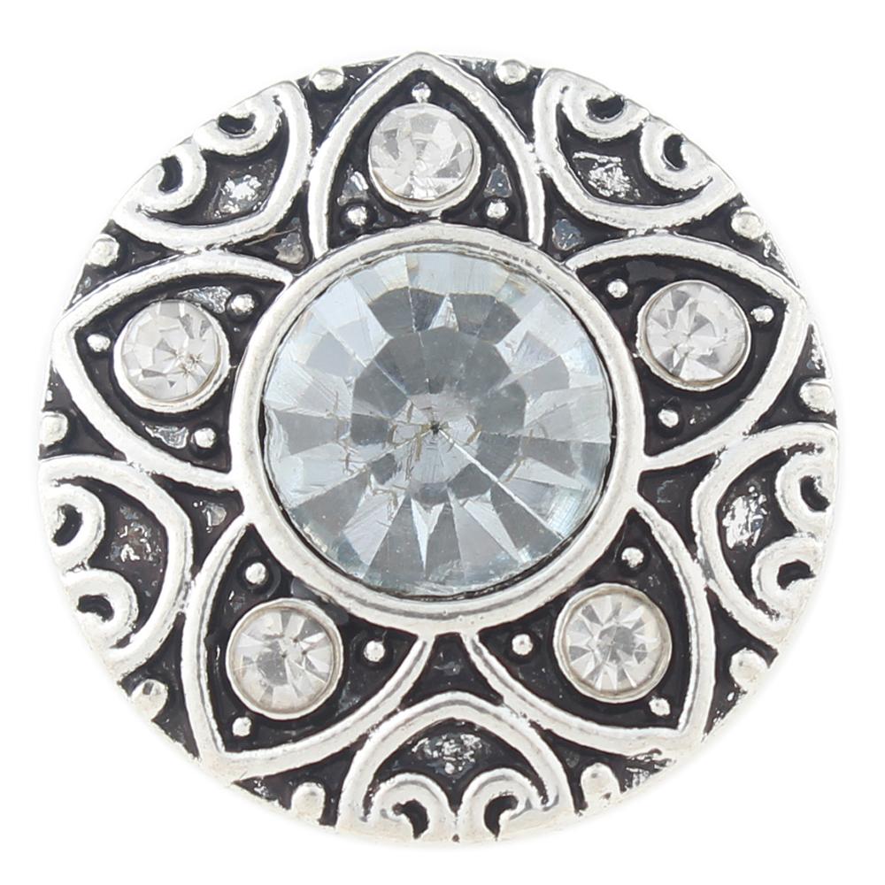 star Snap Button with rhinestone