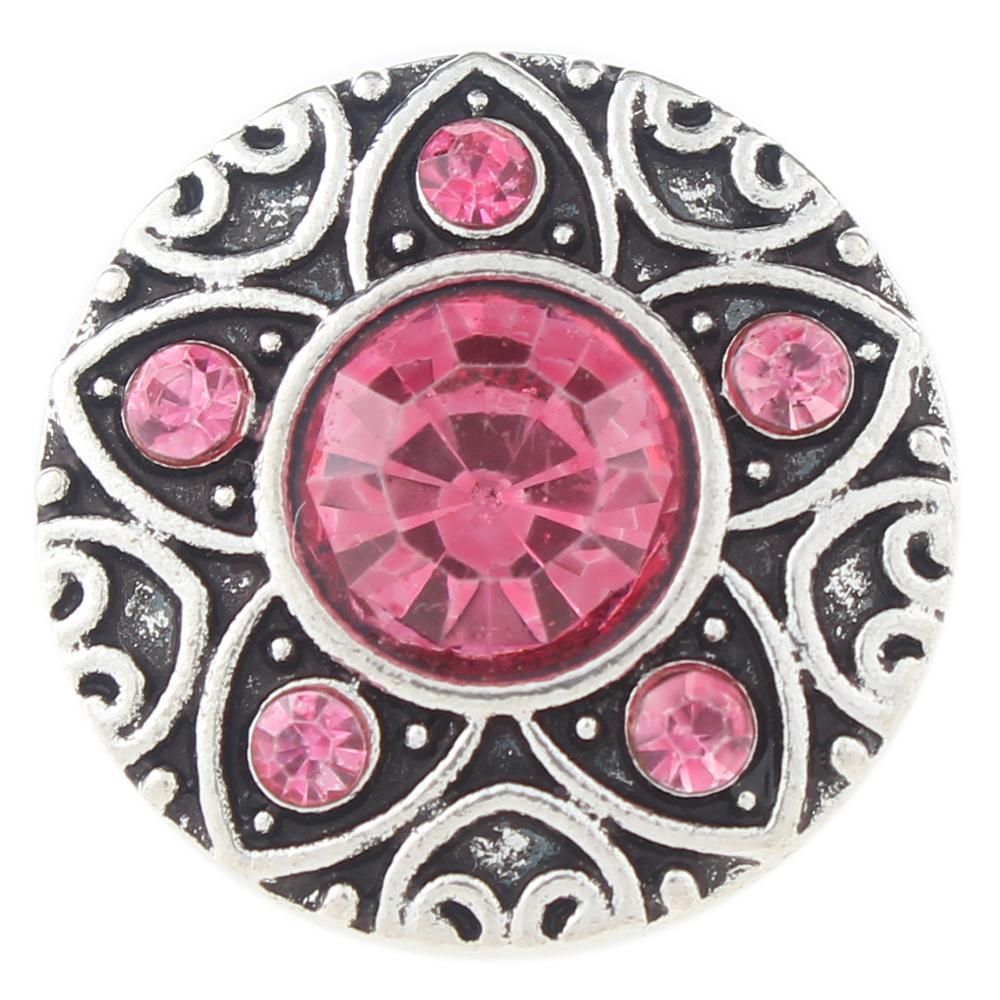 star Snap Button with rhinestone