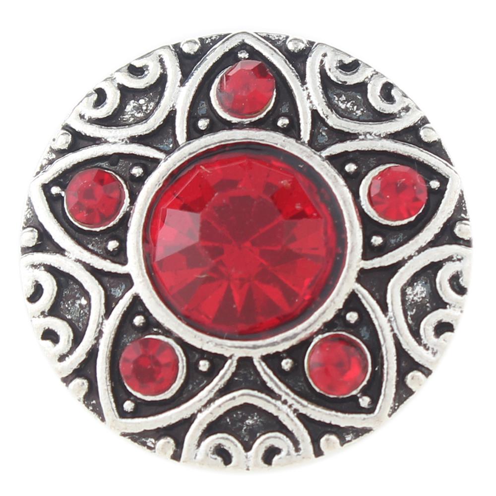 star Snap Button with rhinestone