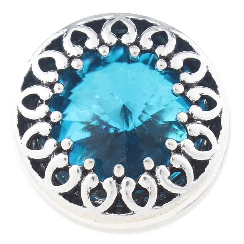 20mm Snap Button with glass rhinestone