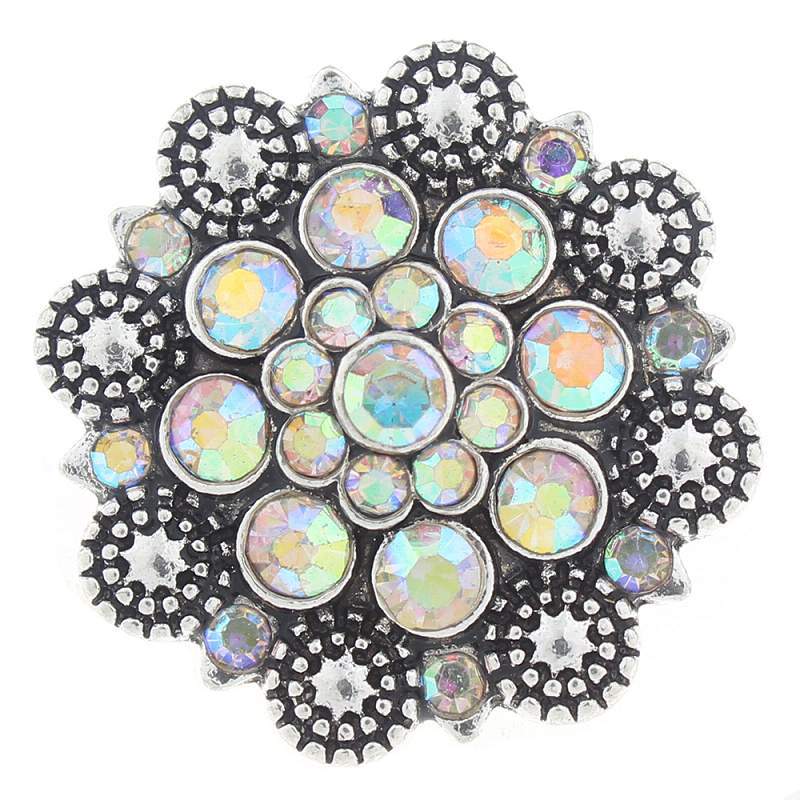 20mm design Snap Button with rhinestone