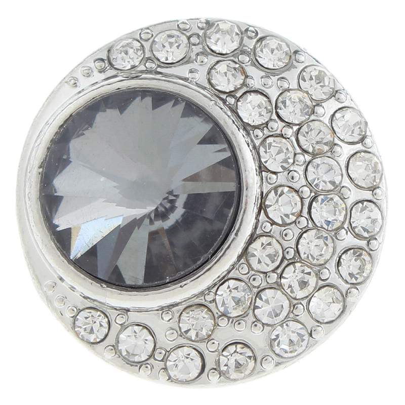 20mm round Snap Button with rhinestone