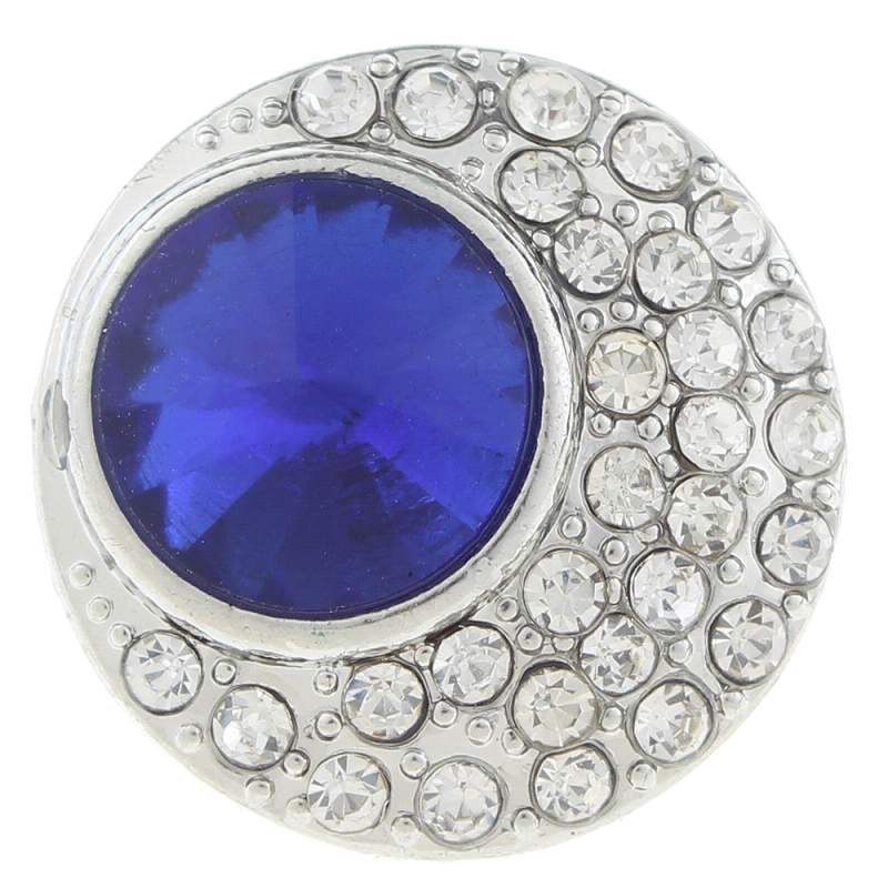 20mm round Snap Button with rhinestone