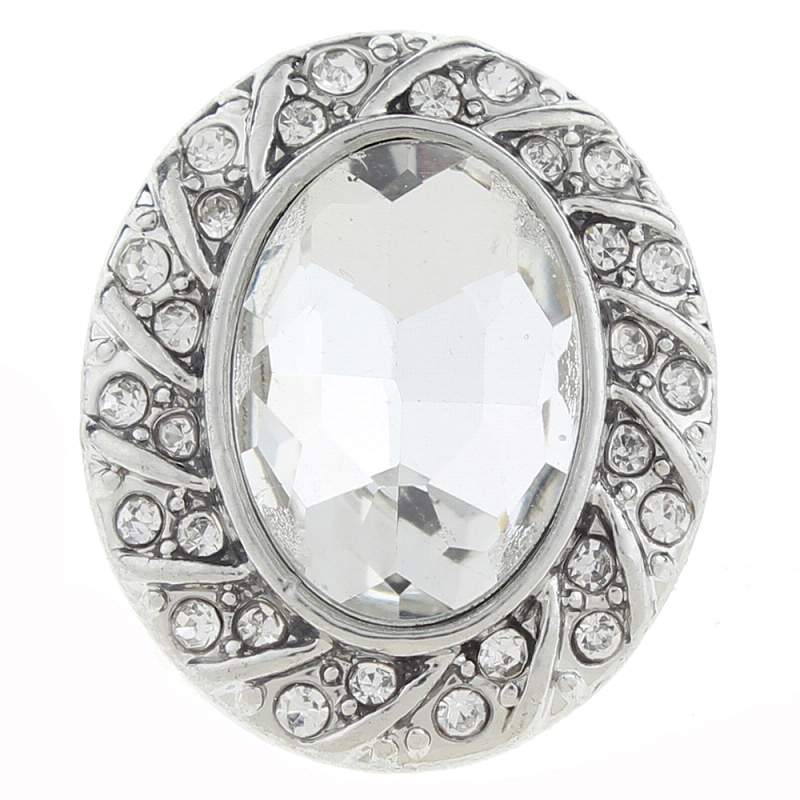 20mm design Snap Button with rhinestone