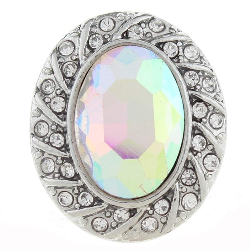 20mm design Snap Button with rhinestone