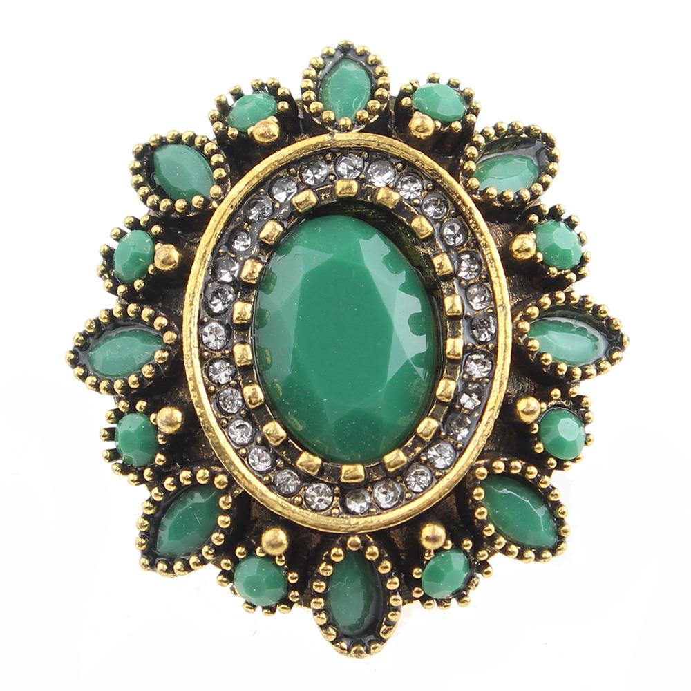 20mm design Snap Button with rhinestone