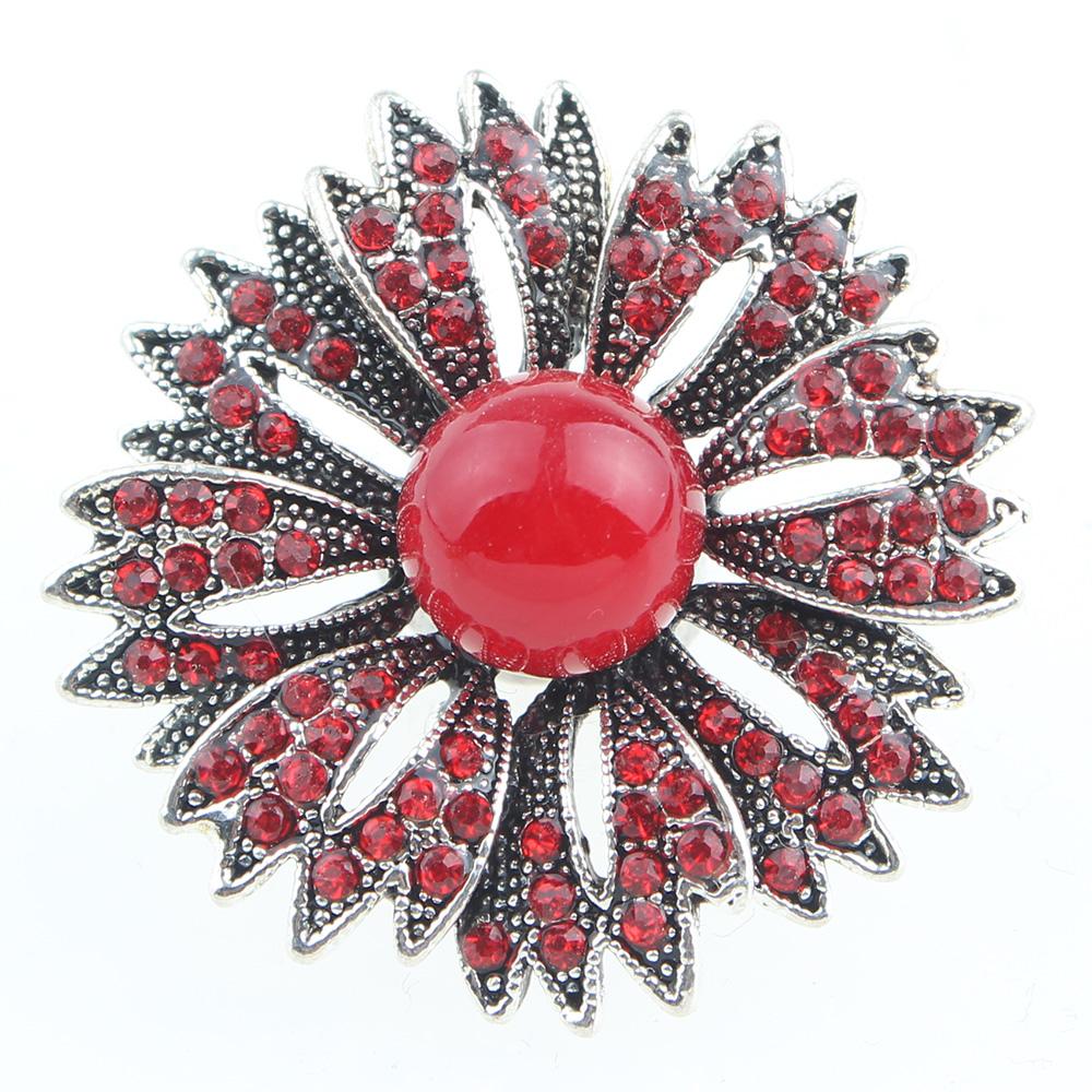 20mm design Snap Button with rhinestone