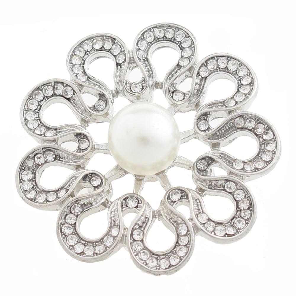 20mm design Snap Button with rhinestone