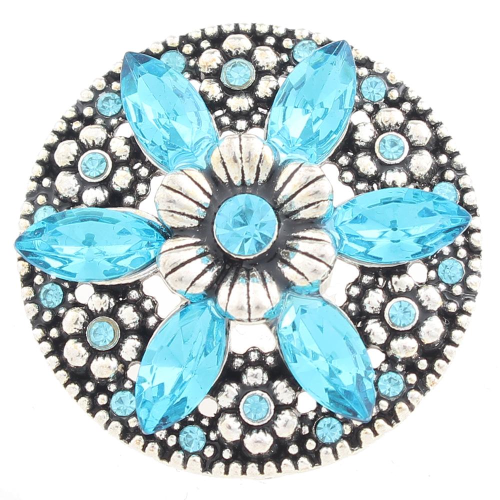 20mm design Snap Button with rhinestone