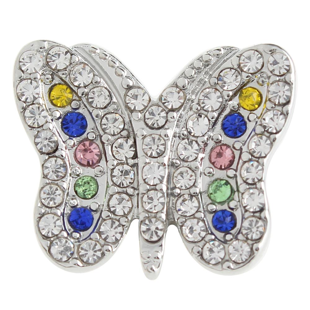 Colorful Animal Butterfly 20mm Snap Button