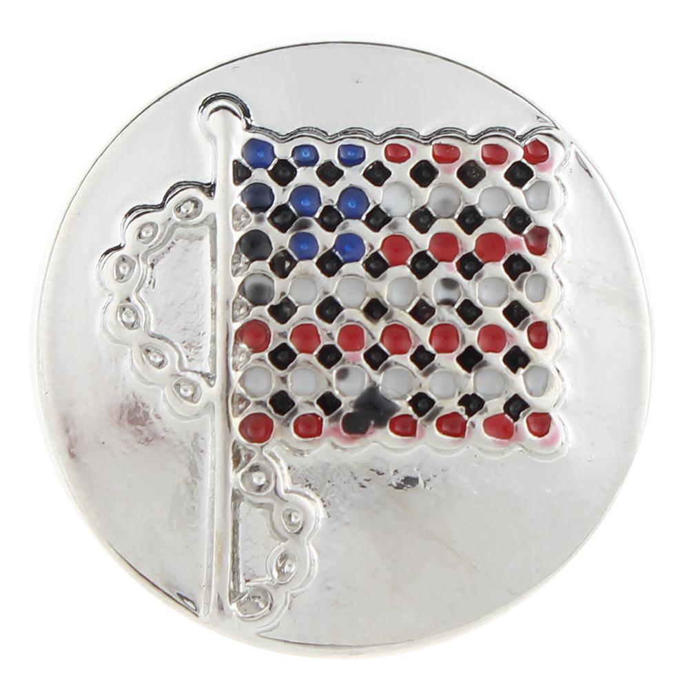 U.S.A National flag 20mm Snap Button