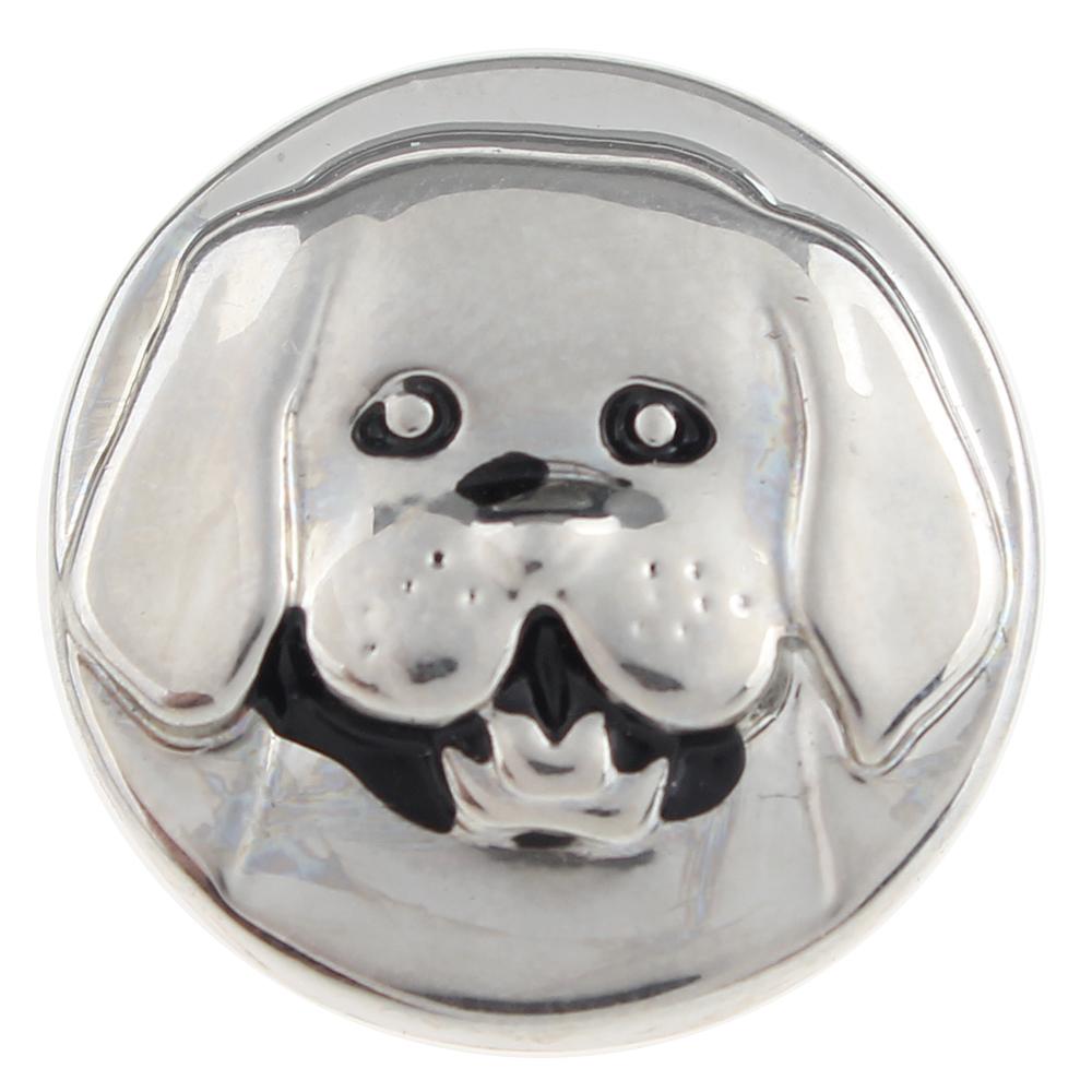 Animal Dog 20mm Snap Button