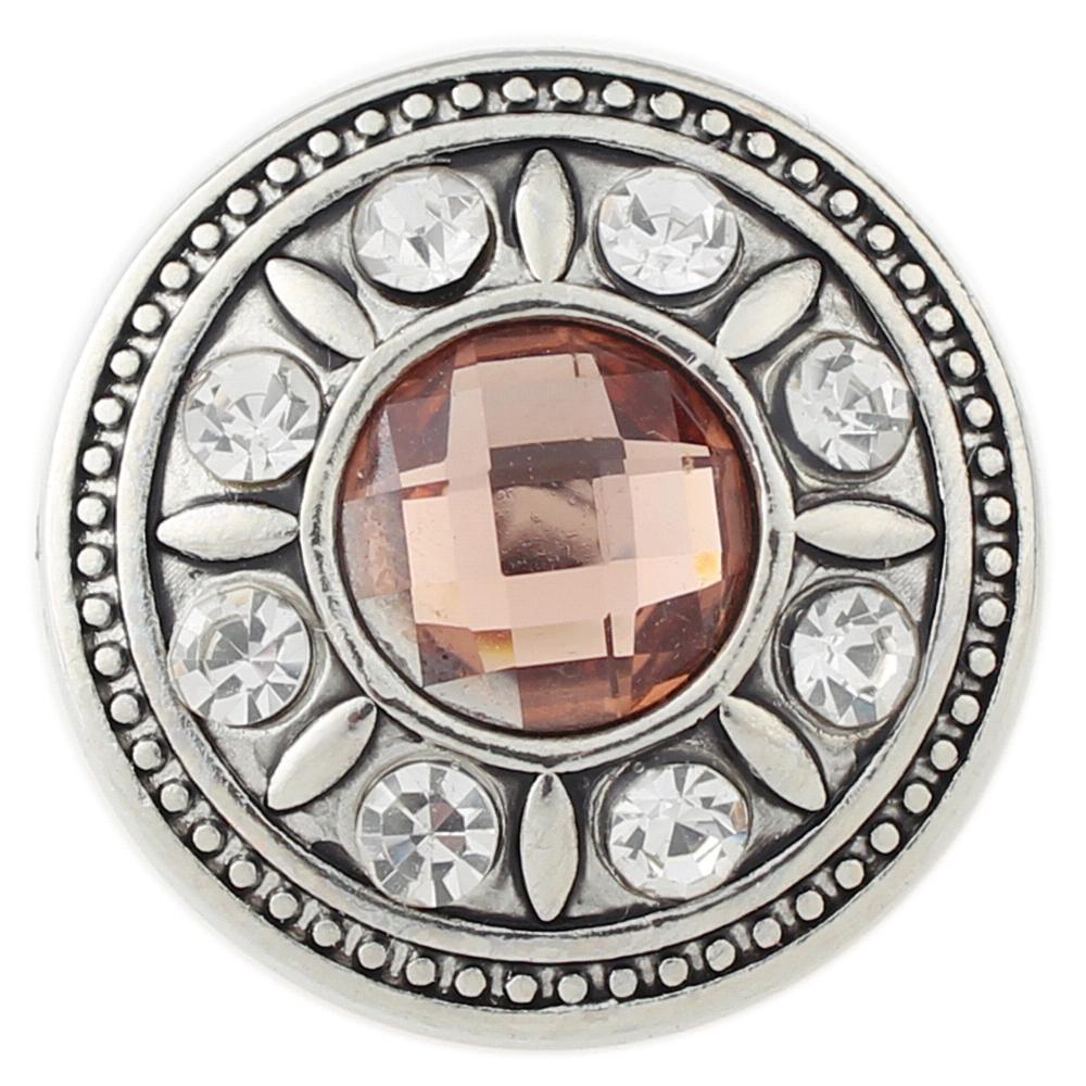 champagne Design 20mm Snap Button