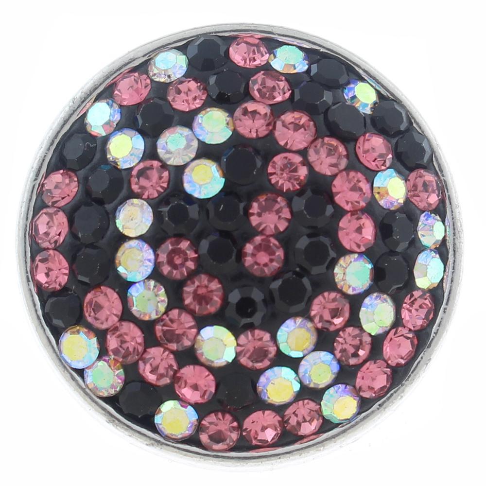 18mm Sugar snaps Alloy with rhinestones snaps jewelry