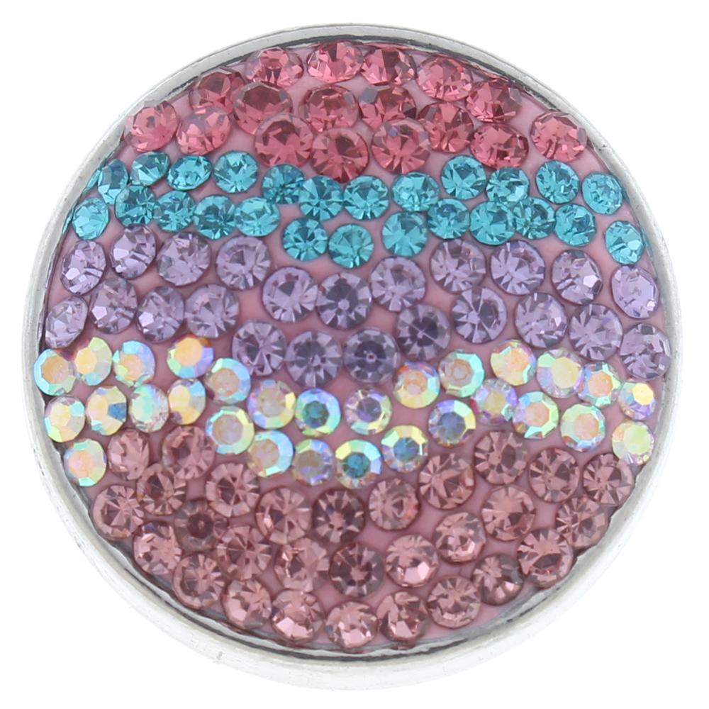 18mm Sugar snaps Alloy with rhinestones snaps jewelry