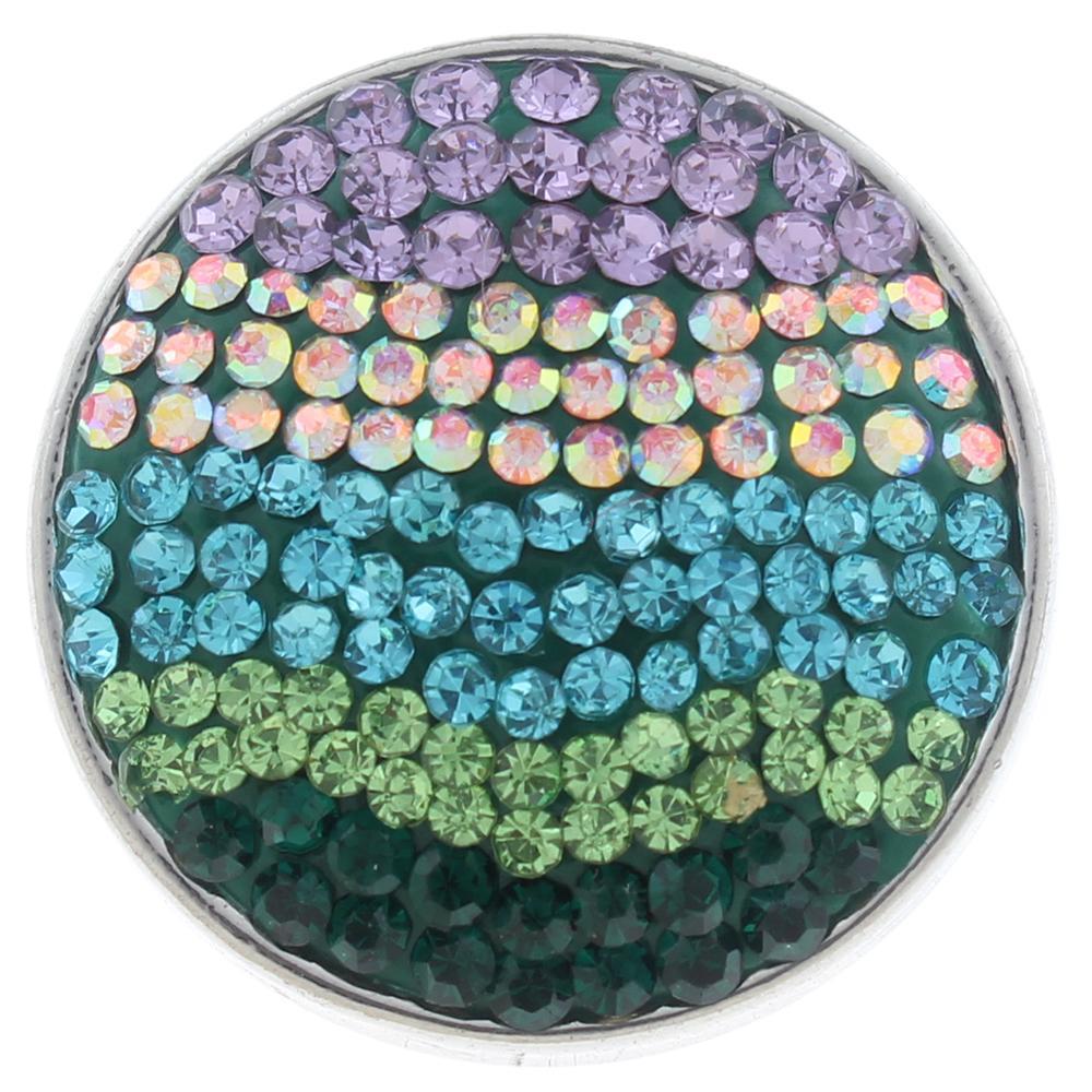 18mm Sugar snaps Alloy with rhinestones snaps jewelry
