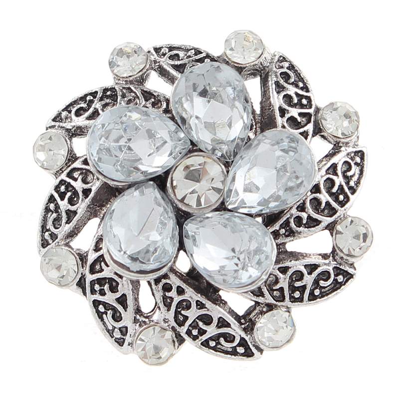 20mm design snaps buttons with rhinestone