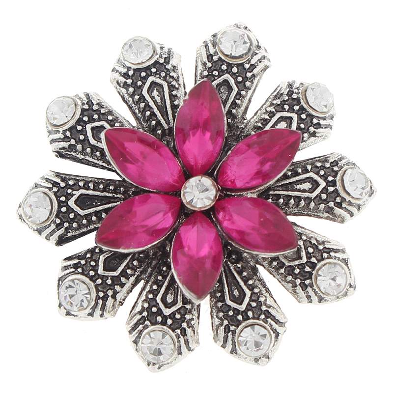 20mm design snaps buttons with rhinestone