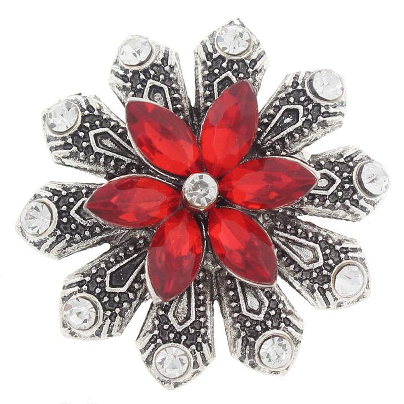 20mm design snaps buttons with rhinestone