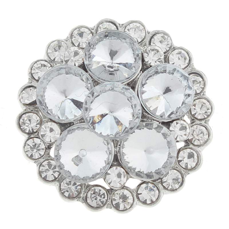 20mm design snaps buttons with rhinestone