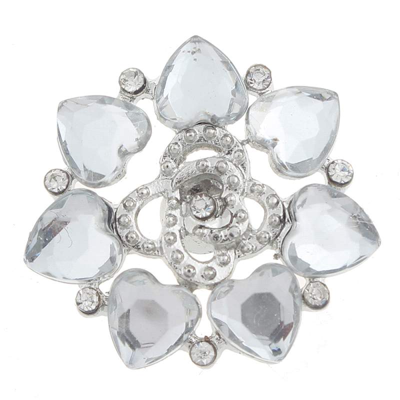 20mm design snaps buttons with rhinestone