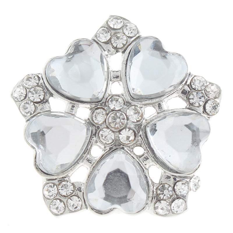 20mm design snaps buttons with rhinestone