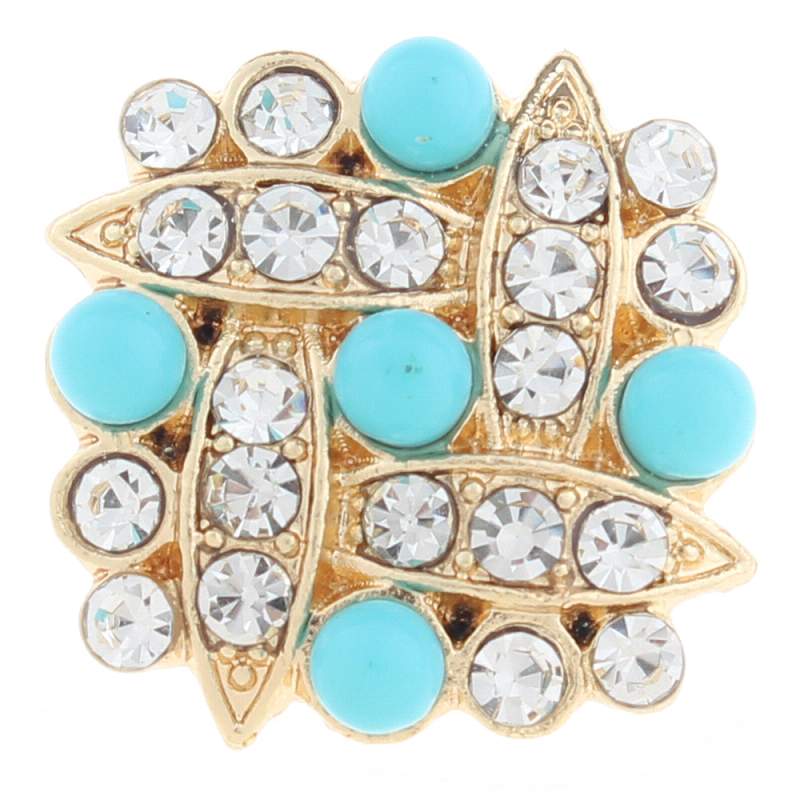 20mm design snaps buttons with rhinestone