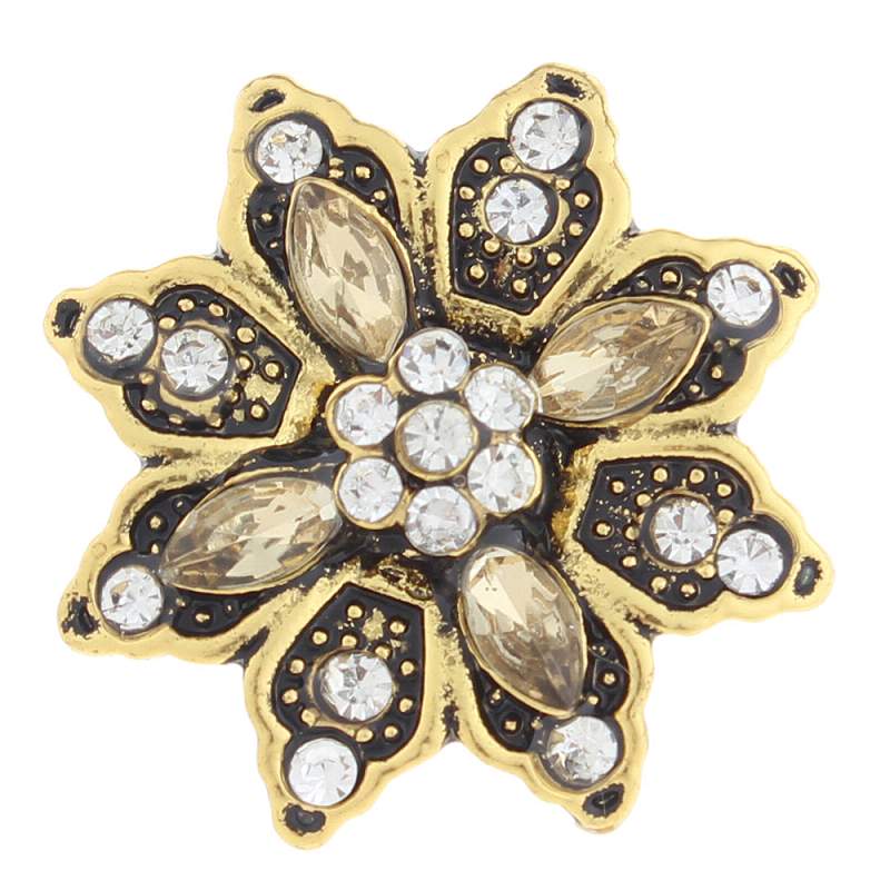 20mm design snaps buttons with rhinestone