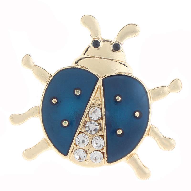 20mm Beetle Snap Button with rhinestone