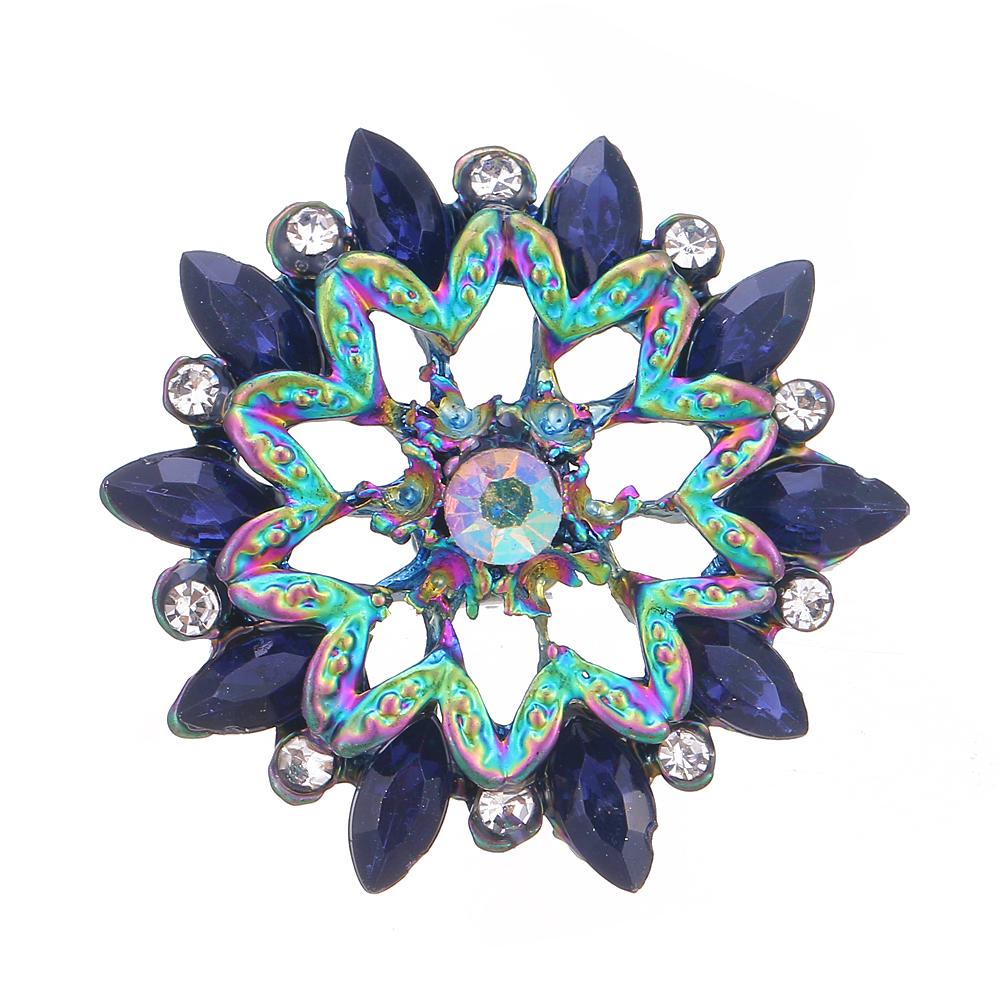 20MM design snap colorful alloy plated with rhinestones snaps jewerly