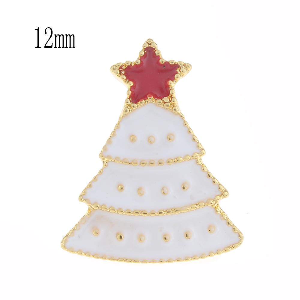12mm glasses Snap Button plated sliver with enamel
