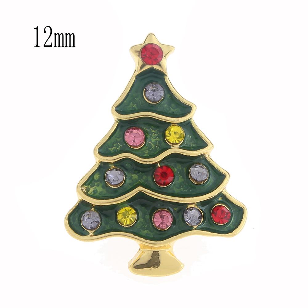 12mm glasses Snap Button plated sliver with enamel