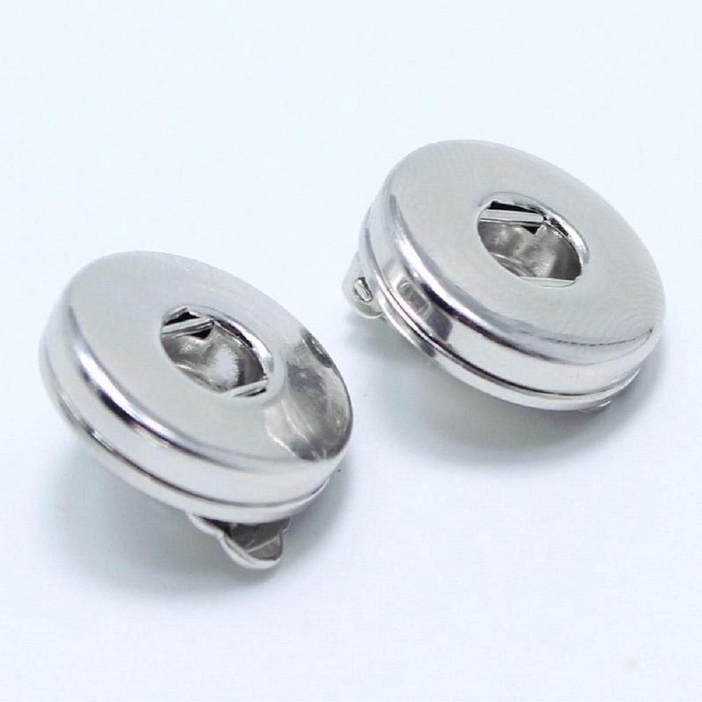 18mmInterchangeable button ear clip fit 18/20mm snap button