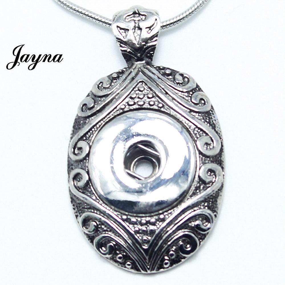 High Quality flower metal snap Pendant fit18/20mm snap buttons jewelry