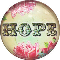 20mm button hope Glass Cover Snaps