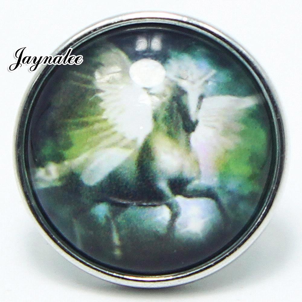 20mm button Pegasus Glass Cover Snaps