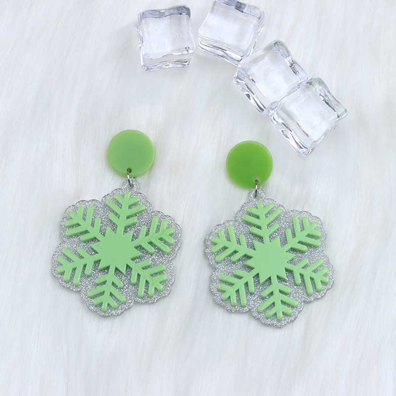 Christmas snowflakes earrings