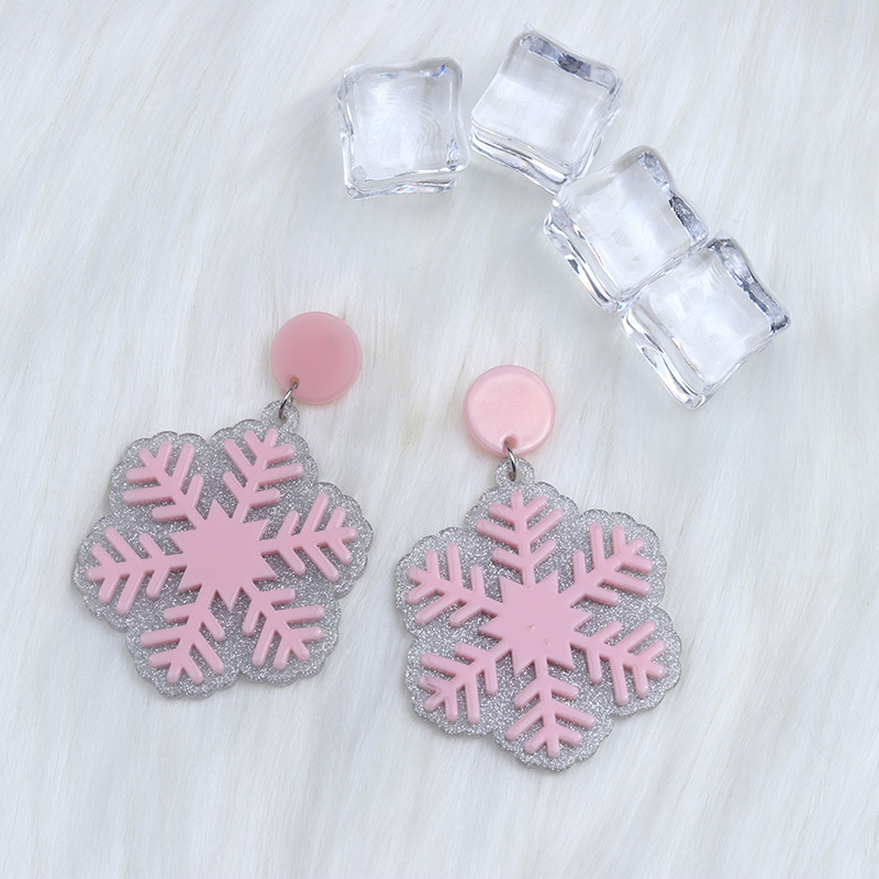 Christmas snowflakes earrings