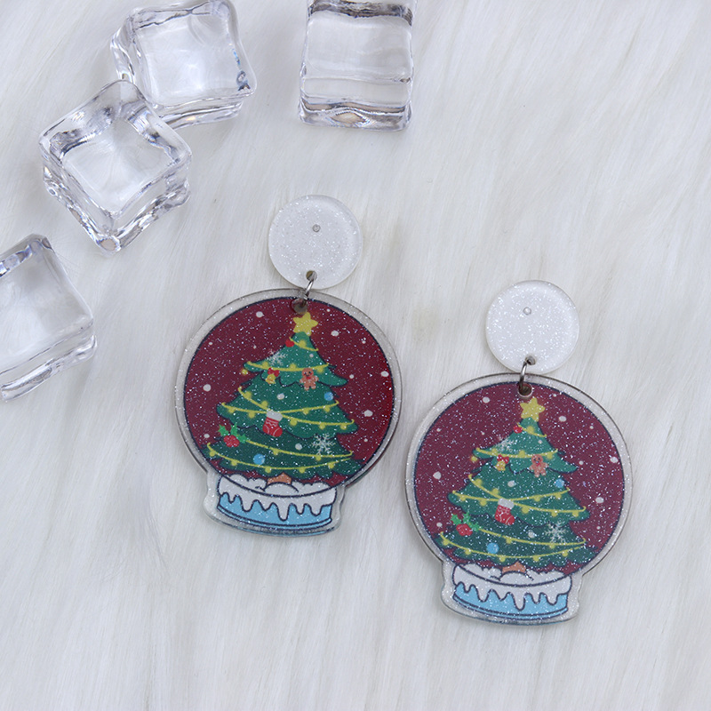 Christmas snowflakes earrings